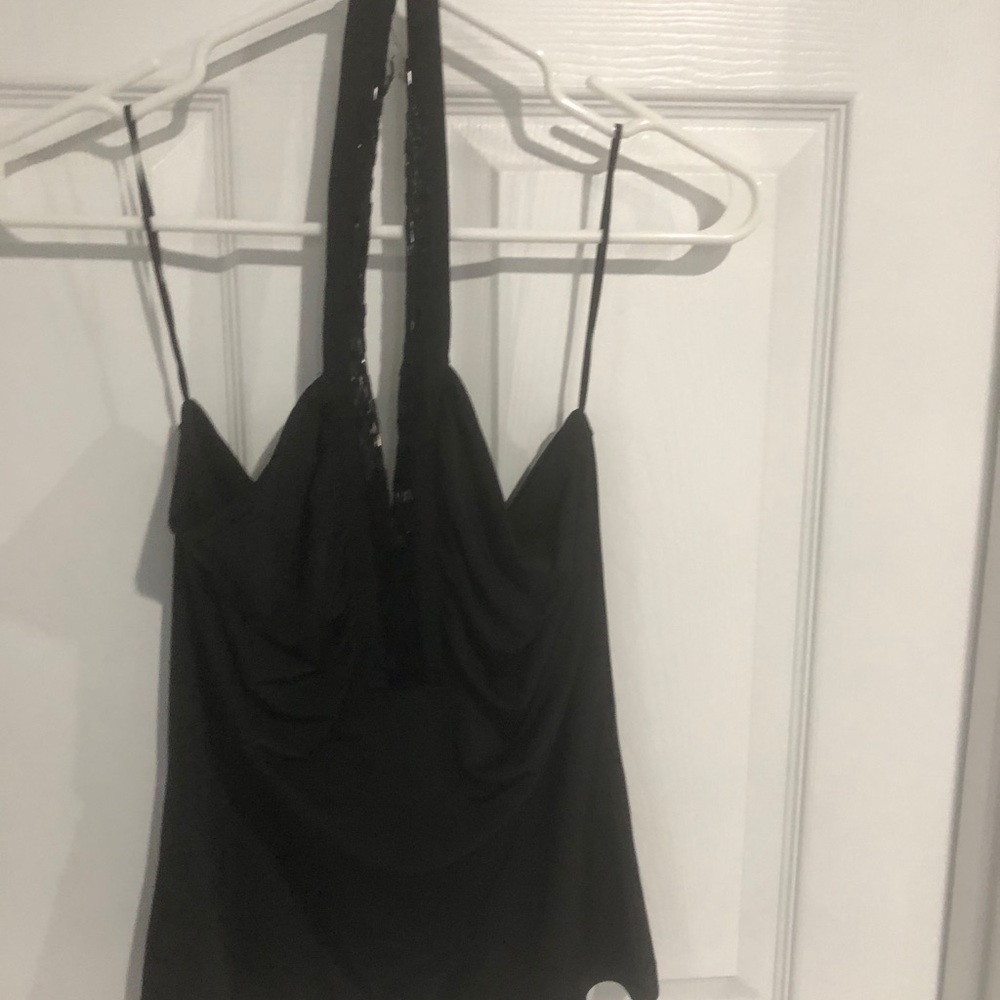 Tank black dressy